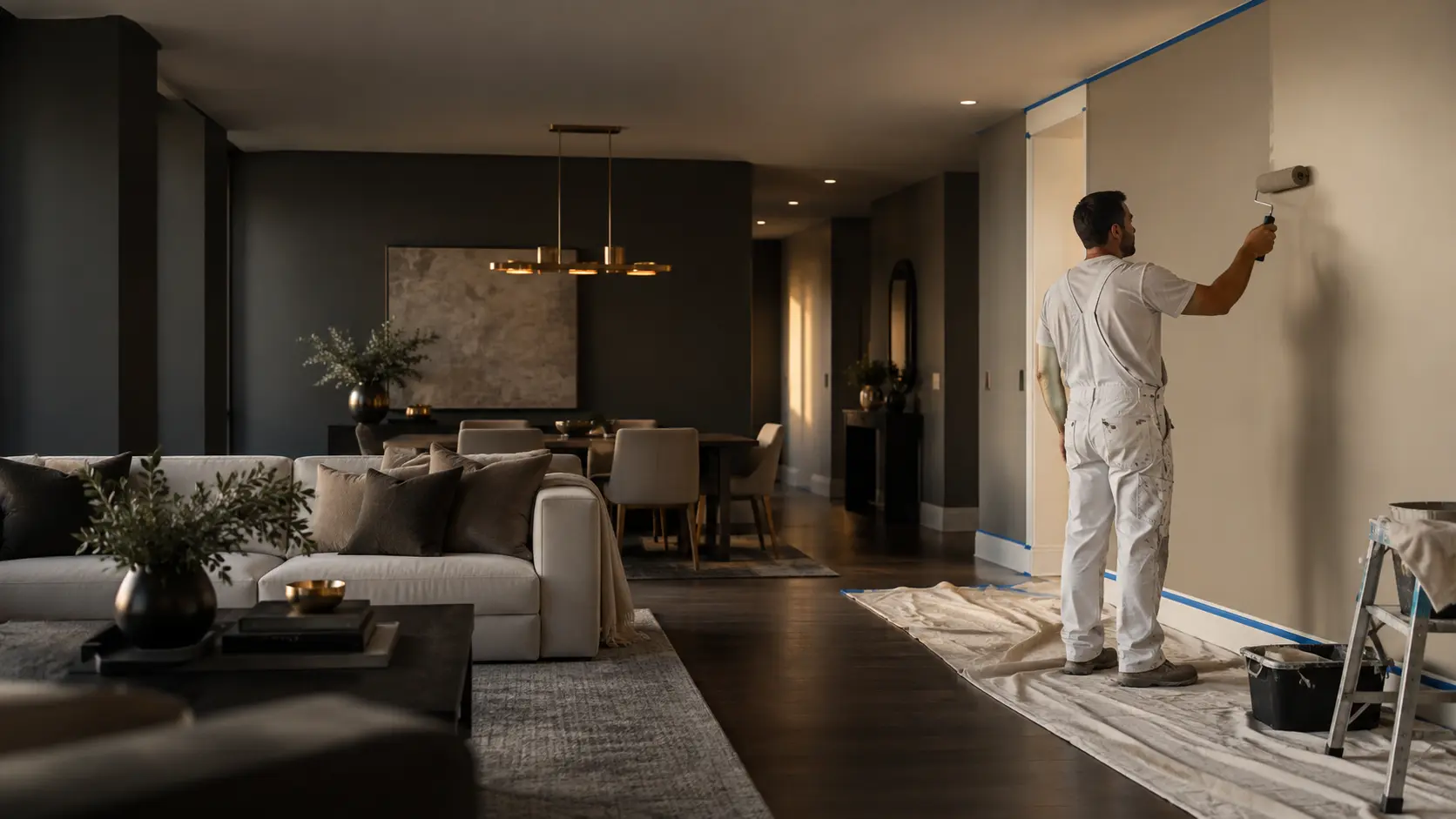 Premium interior painting and colour renewal